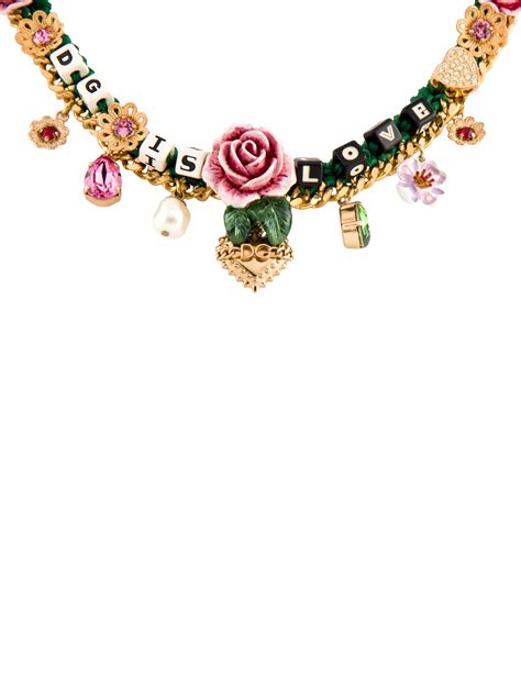 dolce and gabbana choker necklace